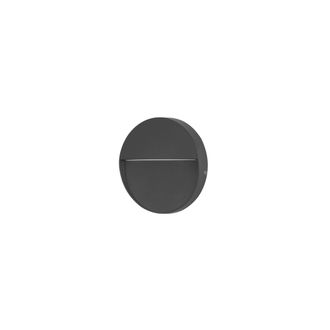 Forlight Nod Round Foco Led Exterior Ip65 De Superficie Para Pared. L&aacute;mpara De Pared Para Se&ntilde;alizar Caminos, Escaleras Y Rodapi&eacute;s. Led 2.6w Blanco C&aacute;lido 3000k