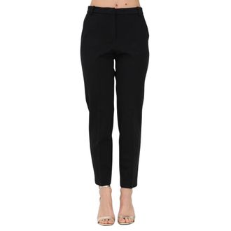 Pinko Slim-fit Trousers, female, Black, XL, Cigarette-fit Trousers