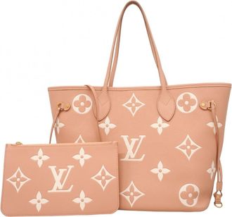 Louis Vuitton Cream Pink Tote Bag (Pre-Owned)