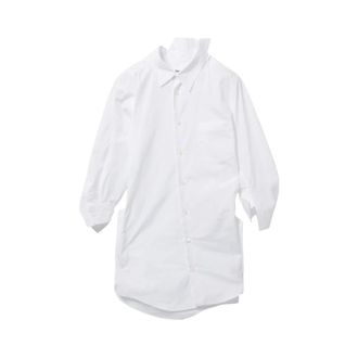 Junya Watanabe Shirts, female, White, Size: L 3/4-sleeve Buttoned Shirt