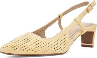 Kenneth Cole Marbella Perf Womens Shoes Lemon Suede : 5.5 M