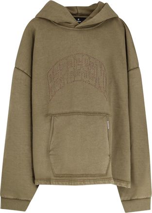 Represent Represent Embellished Hoodie Cotton Sweatshirt-Uomo
