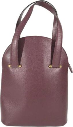Cartier Pre-owned Handbag- Shoulder bag- Tote bag - Dames - Vintage Handtas - Rood - ONE Size - Leer - Vintage