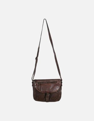 Gianni Conti Womens Alessandria Womens Messenger Bag - Brown - Size: ONE size