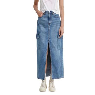 Levi's Dames, Rokken, Blauw, Maat: W23 Denim
