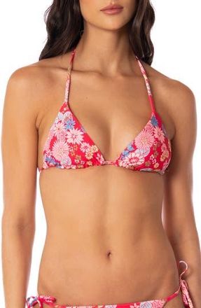 Maaji Balmy Reversible Bikini Top in Open Pink at Nordstrom Rack, Size Medium