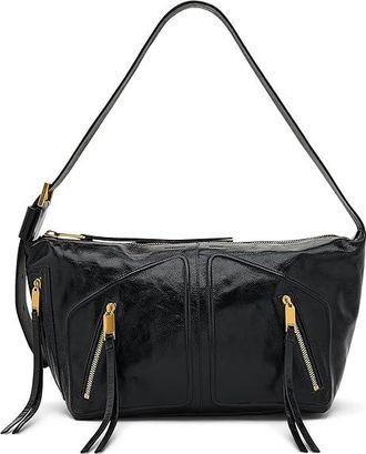 AllSaints Jean Rey Shoulder Bag Shoulder Womens Handbags Black, Leather