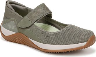 Rykä Echo Knit Mary Jane Sneaker in Vetiver Green at Nordstrom, Size 7.5