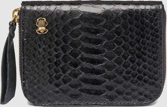 CLARIS VIROT Porte-monnaie Mini Bob Python Noir