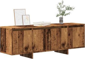 Berkfield Home TV Cabinet Old Wood 120x30x40.5 cm Engineered Wood in Brown