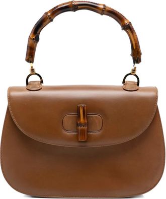Gucci 2000-2015 Bamboo Night kalfsleren handtas - Bruin