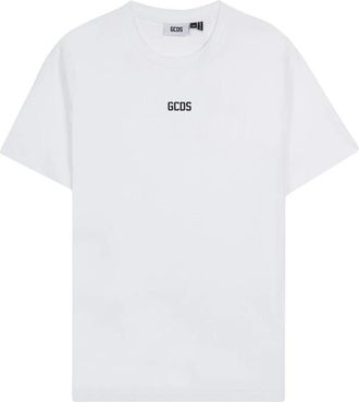 GCDS Gcds, Tops, Heren, Wit, XS, Katoen, 3D Logo T-shirt