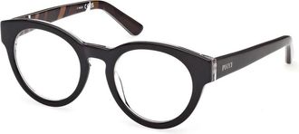 Pucci Ronde Acetaat Zonnebril - unisex - Brillen - Zwart - 50 MM - Accessoires