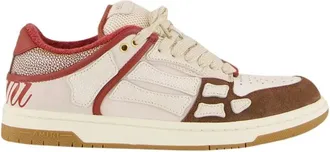Amiri XL Skel Leren Sneakers - Heren - Sneakers - Beige - 41 EU - Leer - Schoenen
