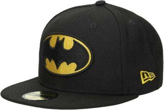Batman Heren New Era Logo Baseball Cap (Zwart)