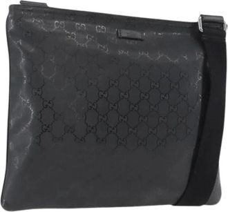 Gucci Pre-owned Vintage Schoudertas - Dames - Vintage Schoudertas - Zwart - ONE Size - Leer - Vintage