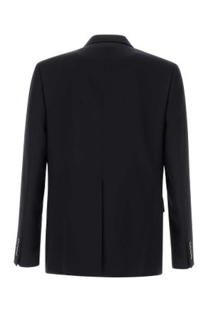 Gucci Mens Midnight Blue Wool Blazer Navy Giacche E Gilet