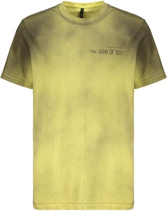 ISO.POETISM Cotton T-shirt - Heren - T-shirts - Geel - S - Katoen - Tops