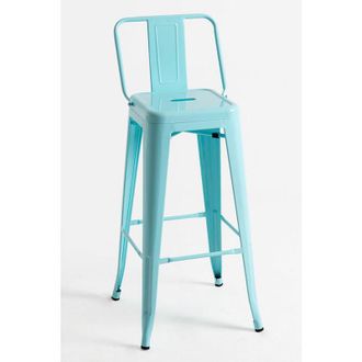 Regalos Miguel Regalos Miguel - Packs Taburetes Altos - Pack 6 Taburetes Torix Respaldo - Azul Cielo