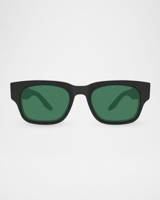 Barton Perreira 50.5mm Acetate Rectangular Sunglasses