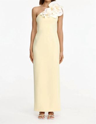 Acler Zofia Maxi Dress In Cream