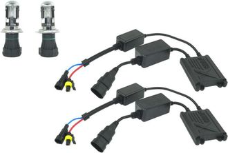 Trade Shop Trade Shop Traesio - Trade Shop - Kit Bixenon Per Moto Scooter Bi Xenon Lampada H4 6000k 35w Centralina Slim