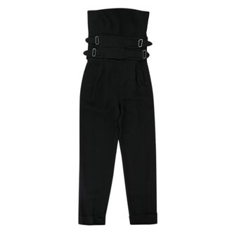 Bianca Spender Black Sleeveless Jumpsuit Size XS