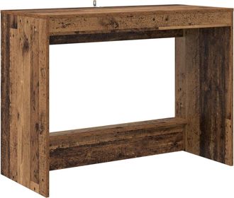 vidaXL Escritorio De Cama Madera Envejecida Madera De Ingenier&iacute;a Vidaxl