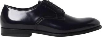 Doucal's Klassieke Zwarte Brogue Leren Schoenen - Heren - Nette schoenen - Zwart - 42 EU - Leer - Schoenen