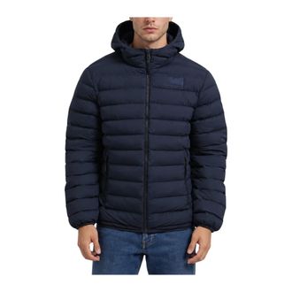 Emporio Armani Piumino con zip e cappuccio - - Jackets - Uomo - Blu - L