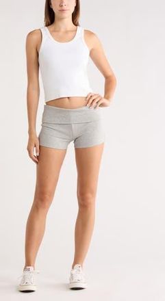 Abound Foldover Knit Shorts in Grey Soft Heather at Nordstrom Rack, Size X-Small