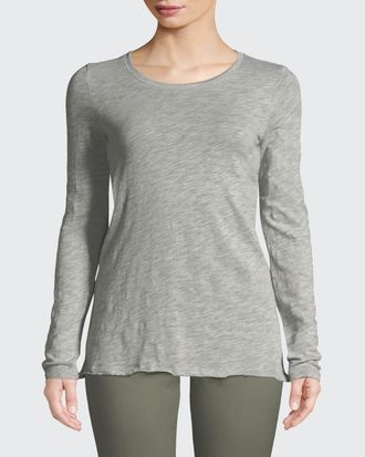 ATM Anthony Thomas Melillo Long-Sleeve Destroyed Wash Tee