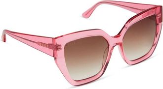 DIFF Eyewear Womens Blair Candy Sunglasses In Truffle Gradient