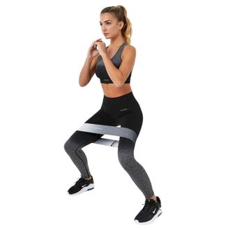 Usa Pro Naadloze sportbeha met ombre-effect voor dames (Zwart/Grijs)