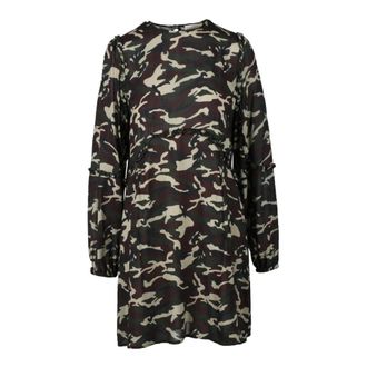 Semicouture Short Dresses, female, Multicolor, S, Womens Dress in Viscose Fabric