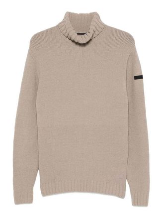 Roberto Ricci Design Beige High-Neck Sweater