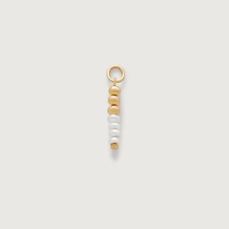 Monica Vinader Gold Tiny Pearl Ear Charm Pearl