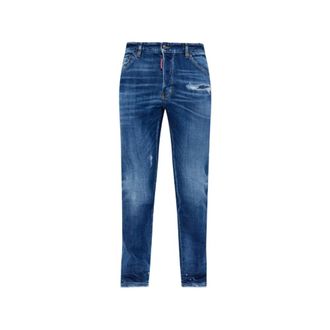 Dsquared2 Teddy Jeans - male - Dsquared2 - Slim Fit Jeans - Blue - XL - Jeans