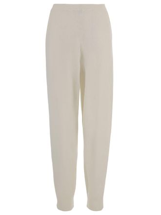 Allude Wool and Cashmere Relaxed Fit Pants