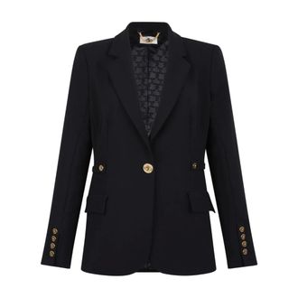 Elisabetta Franchi Mujer, Chaquetas, Negro, Talla: L