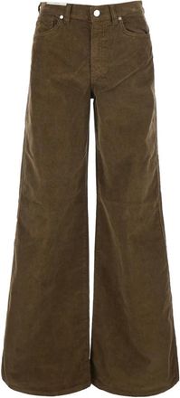 Pantaloni Torino Cindy Pants - Dames - Wijde Broeken - Bruin - W29 - Broeken