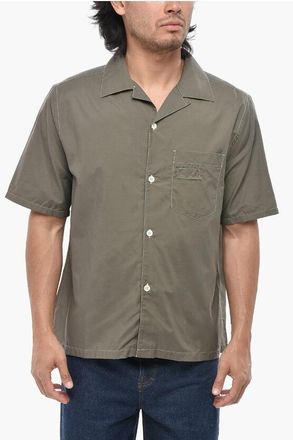 Berner K&uuml;hl Cotton-Blend Bowling Shirt With Visible Seams size Xl