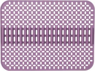 No Brand Alfombrilla De Silicona Escurridora Gris Oscuro - Protecci&oacute;n Para Fregadero De Cocina - Apta Para Lavavajillas - Antideslizante - Superficie De Escurr