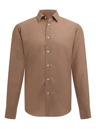 Boggi Milano linen shirt - Brown
