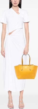 Gucci Voorafgebruikte Medium Dollar Kalfsleer Swing Tote