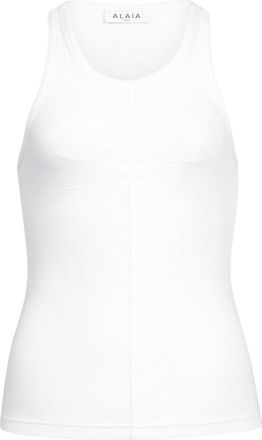 Alaia COTTON TANK TOP WITH PLEATS - Alaia - Woman
