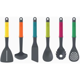 Joseph Joseph Juego De Utensilios Multicolores De 6 Piezas Joseph Joseph Elevate Carousel Utensilios De Cocina Con Dise&ntilde;o Ergon&oacute;mico Y Base Giratoria, Antideslizant