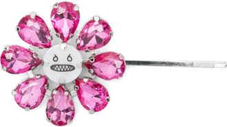 Charles Jeffrey Loverboy Crazy Daisy crystal hair clip - women - glass/Brass - One Size - PINK