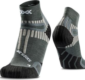 X Socks Hike Perform Merino Ankle Wandersocken - Unisex | grau