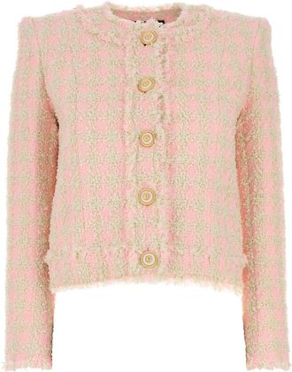 Balmain Embroidered Bouclã Blazer